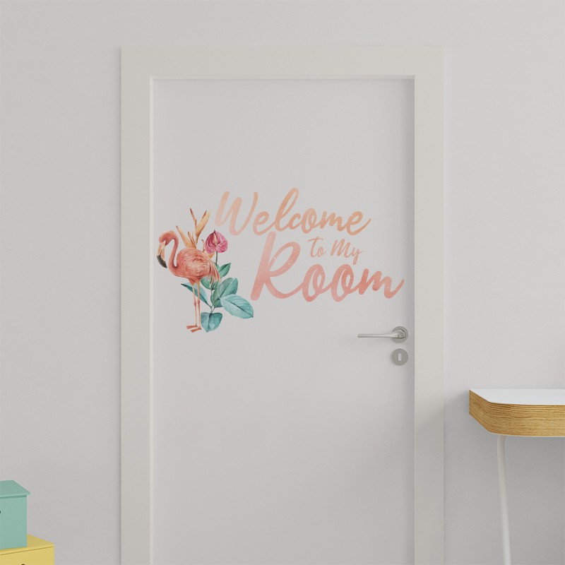 "Welcome to my Room" Wall Decal