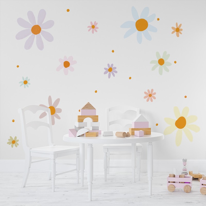 "Daisies on my wall" Wall Decal