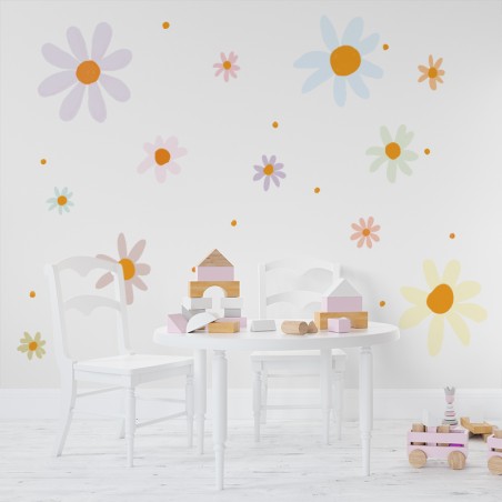 "Daisies on my wall" Wall Decal