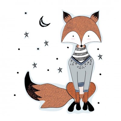 “Fox” Wall Decal 2