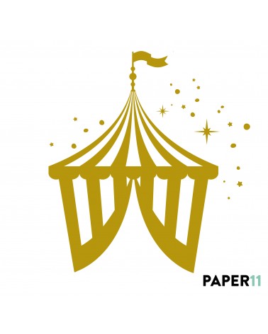 “Golden Circus” Wall Decal
