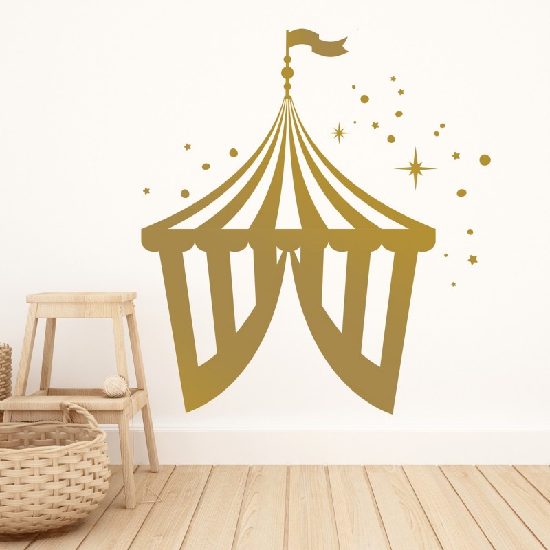 “Golden Circus” Wall Decal