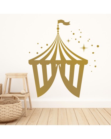 “Golden Circus” Wall Decal