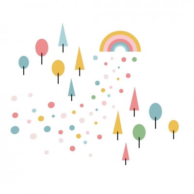 “Happy Hill” Wall Decal 2
