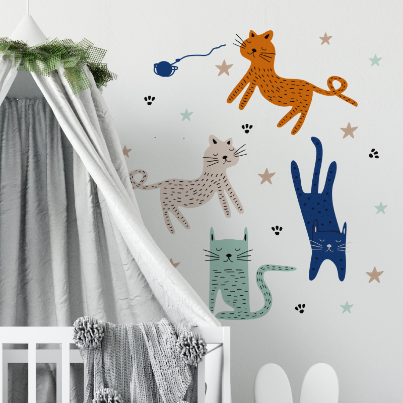 “Here Kitty” Wall Decal