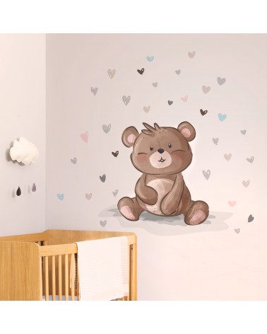 “Love Teddy” Wall Decal