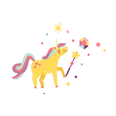 “Magic Unicorn” Wall Decal 2
