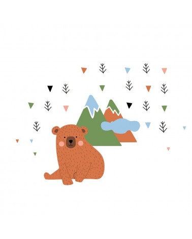 “Mountain Bear” Wall Decal
