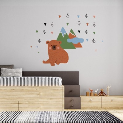 “Mountain Bear” Wall Decal