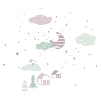 “Night Town” Wall Decal 2
