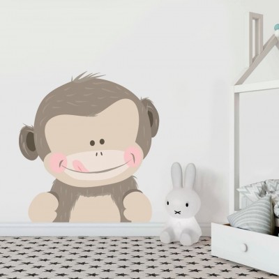 “No Tiny Monkey” Wall Decal