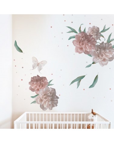 “Peony Obsessed ” Wall Decal