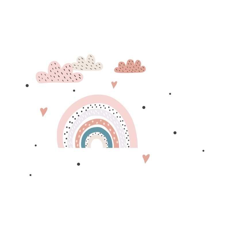 "Rainbow Love” Wall Decal "Rainbow Love” Wall Decal