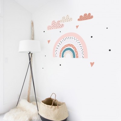 "Rainbow Love” Wall Decal 2