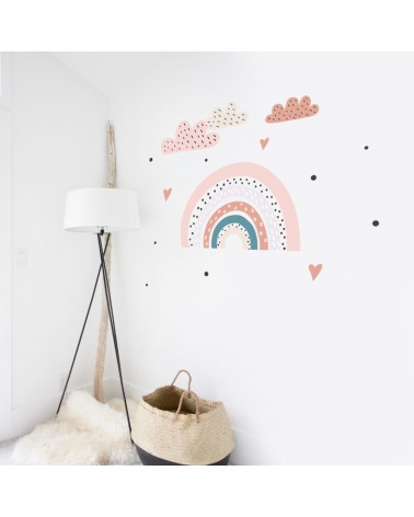 "Rainbow Love” Wall Decal