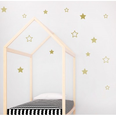 “Set of 100 Stars “ Wall Decal