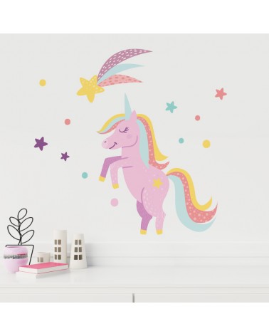 “Shooting Star Unicorn” Wall Decal