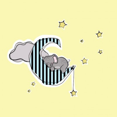 “Sleepy Head” Wall Decal 2