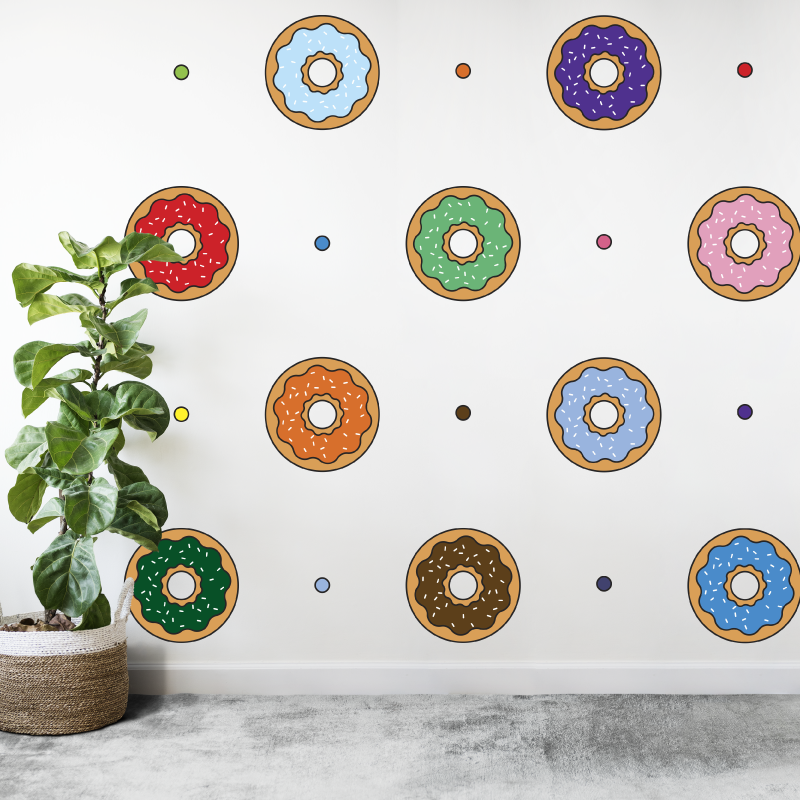 “Someone loves Doughnuts” Wall Decal