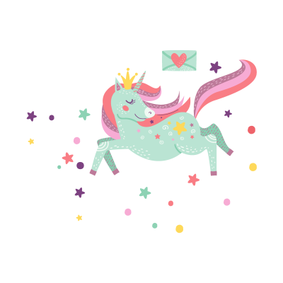 “Star Unicorn” Wall Decal 2