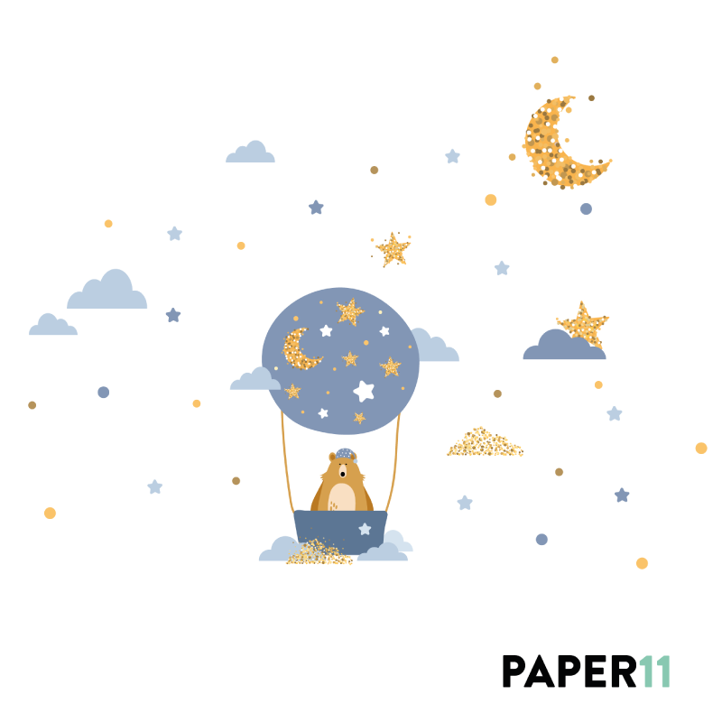 “Teddy Dreams” Wall Decal “Teddy Dreams” Wall Decal