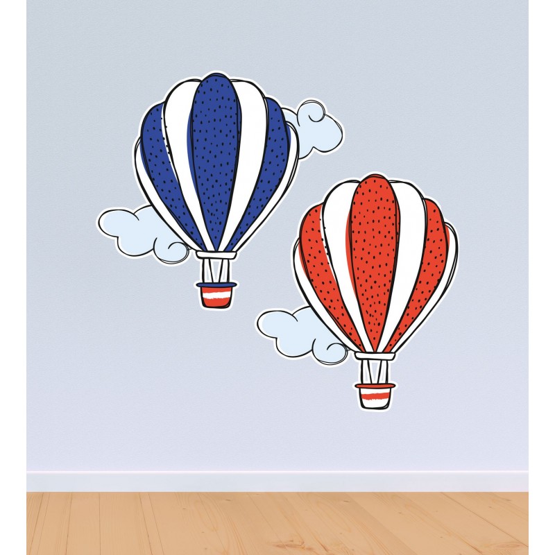 “The Duo Air balloons ” Wall Decal