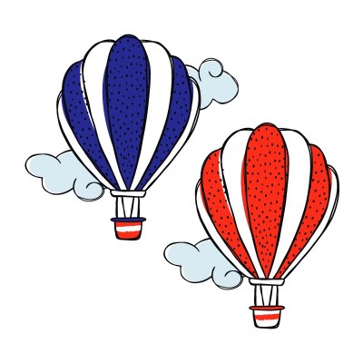 “The Duo Air balloons ”... 2