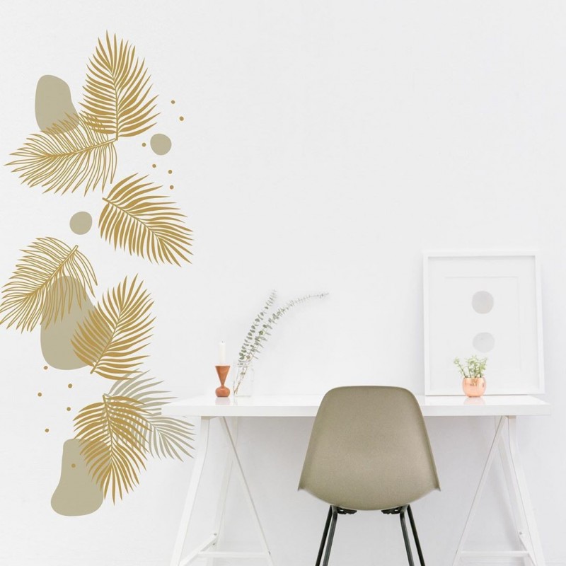 “Tropical Gold” Wall Decal