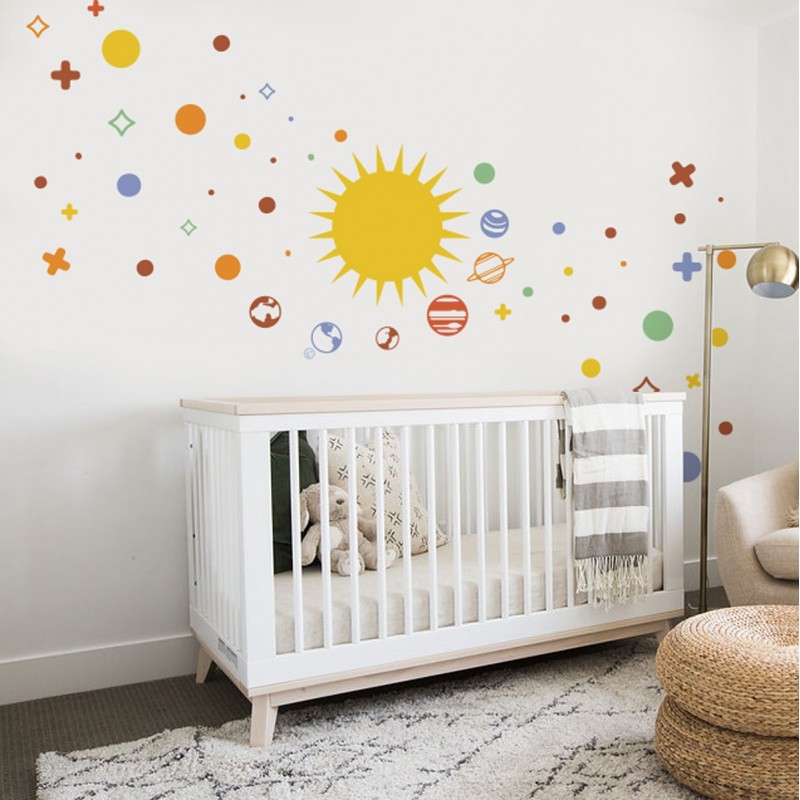 “Warm Space” Kids Wall Decal