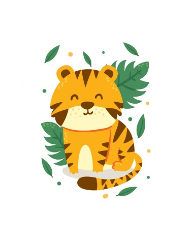 "Tiger" in “The Jungle” Wall Decal
