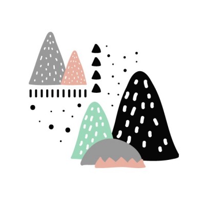 "Mountains" Wall Decal in...