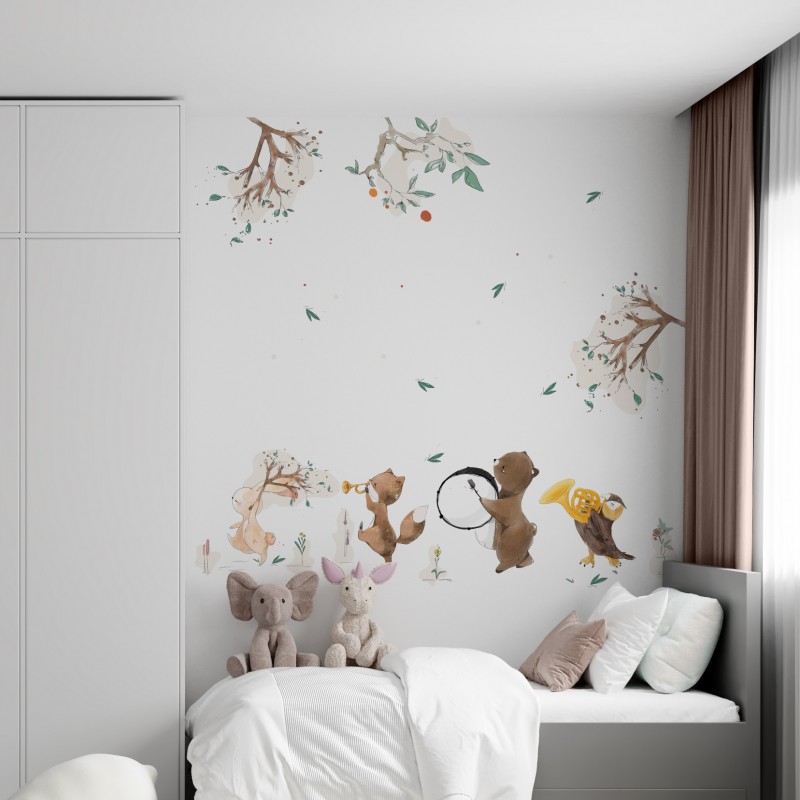 "Carnivals in the woods" Wall Decal