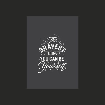 "The Bravest  Thing" poster...