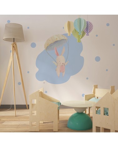 “Floating Bunny” Wall Decal