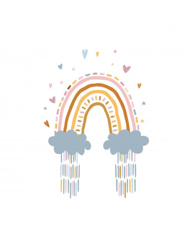 "Rainbow roll batch" Wall Decal