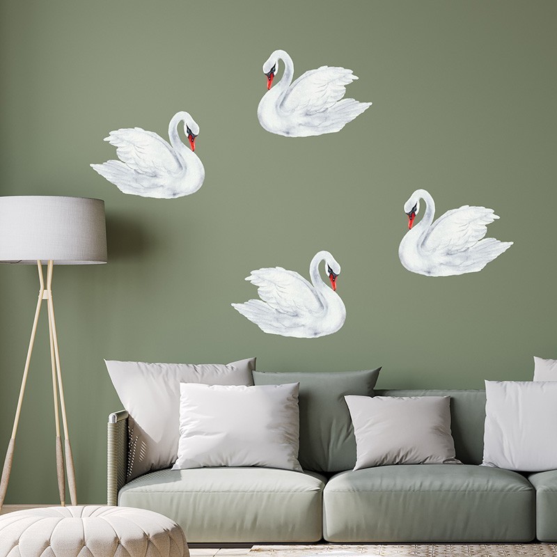 “Perfect Swan” Wall Decal