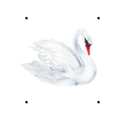 “Perfect Swan” Wall Decal 2