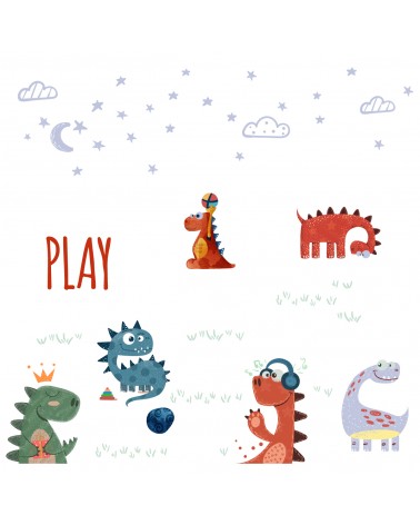 “Dinosaurs Playground” Wall Decal