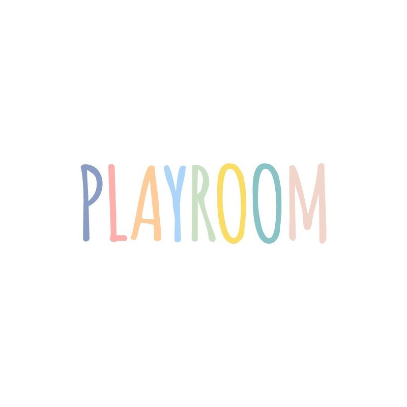 “Playroom Pastel” Wall Decal “Playroom Pastel” Wall Decal