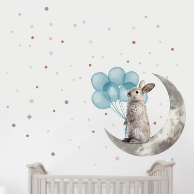 “Moonwalker Bunny” Wall Decal