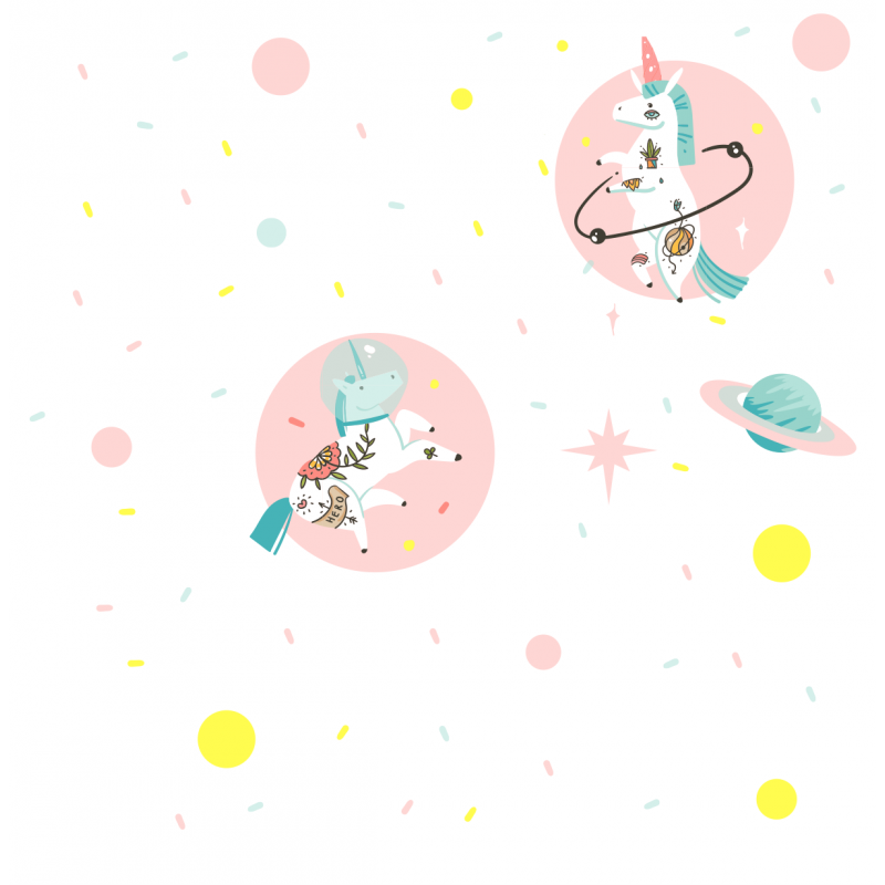 “Space Circus” Wall Decal