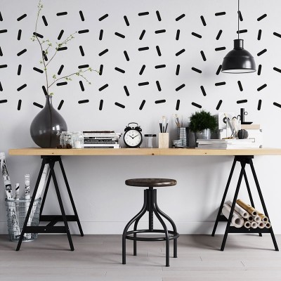 “Black Confetti” Wall Decal