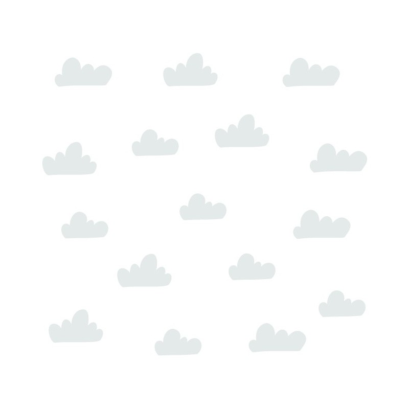 “Getting Cloudy Set of 50” Wall Decal “Getting Cloudy Set of 50” Wall Decal