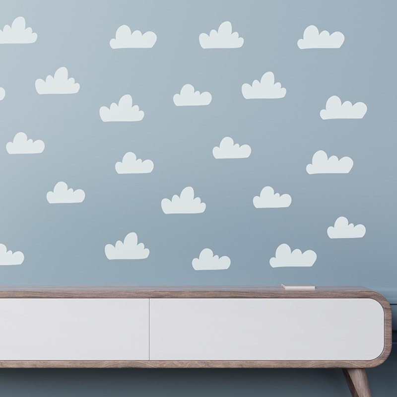 “Getting Cloudy Set of 50” Wall Decal