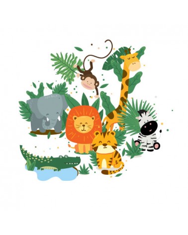 "Crocodile" in “The Jungle” Wall Decal