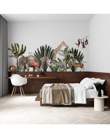 "Macaque" Wall Decal in "My Jungle" Collection