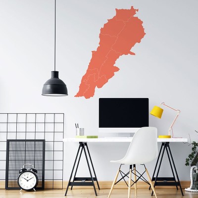 “Lebanon Map” Wall Decal