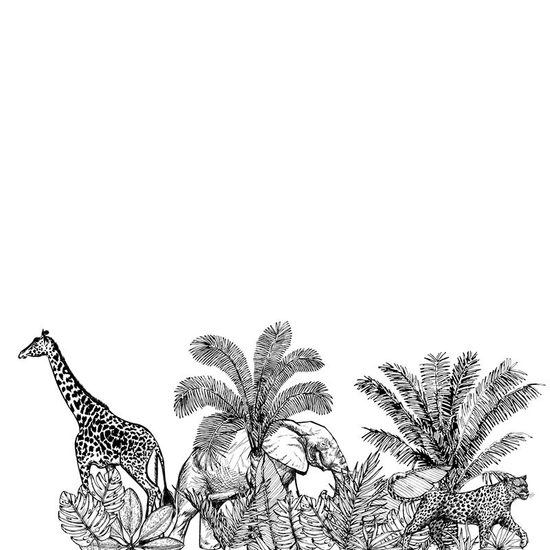 "Leaf 2" Wall Decal in "Wild Place"...