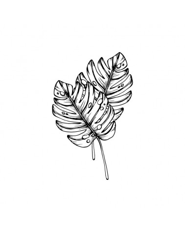 "Leaf 4" Wall Decal in "Wild Place" Collection