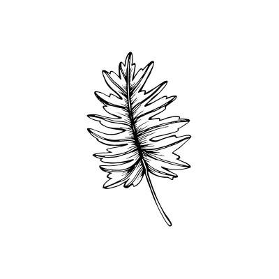 "Leaf 8" Wall Decal in...
